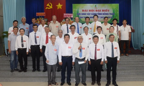 Đồng chí Phạm Văn Chính tái đắc cử chức Chủ tịch Hội Sinh Vật cảnh tỉnh Đồng Tháp