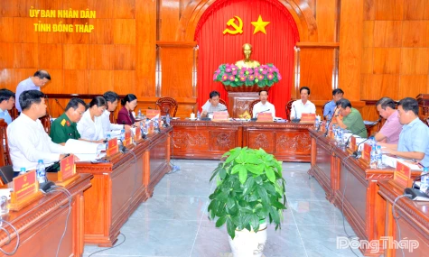 Chủ tịch UBND tỉnh Nguyễn Thanh Nhàn: Rà soát khả năng giải ngân vốn đầu tư công của từng chủ đầu tư, dự án