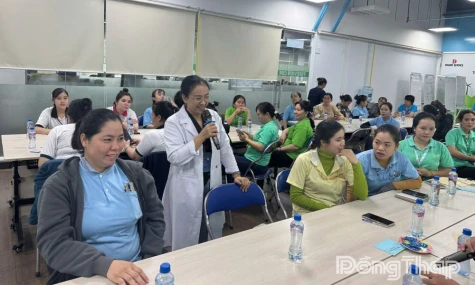 Đồng Tháp: Lan tỏa những mô hình chăm lo lao động nữ tại doanh nghiệp