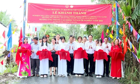 Xã Mỹ Tịnh An: Tiếp nhận 382 triệu đồng chăm lo cho người nghèo