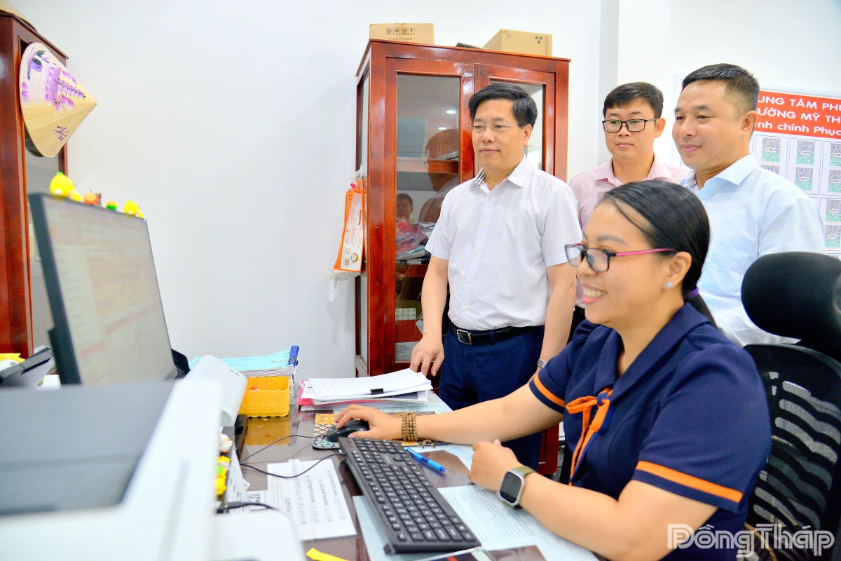 Đoàn kiểm tra của Bộ Nội vụ làm việc với tỉnh Đồng Tháp về công tác cải cách hành chính
