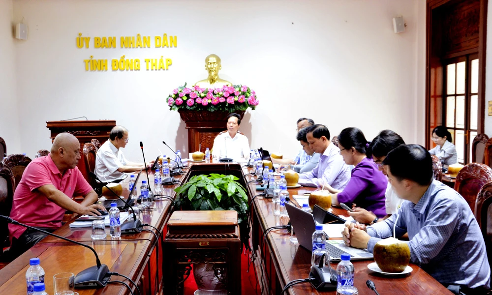 Đồng Tháp: Rà soát đề xuất đầu tư các dự án kinh tế biển