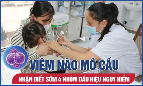 [Infographic] Viêm não mô cầu: 4 nhóm dấu hiệu nguy hiểm cần nhận biết sớm