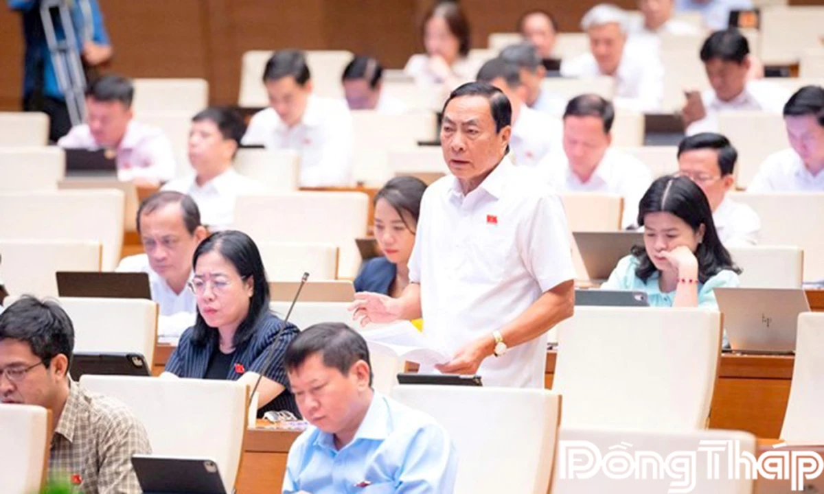 Đại biểu Quốc hội tỉnh Đồng Tháp tích cực thảo luận, góp ý hoàn thiện các dự thảo luật