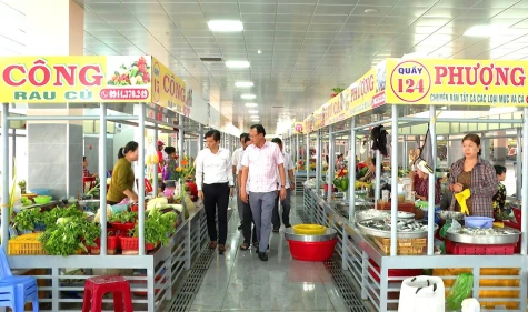 Chợ Cao Lãnh mới: Hướng tới môi trường kinh doanh văn minh, an toàn và hiện đại