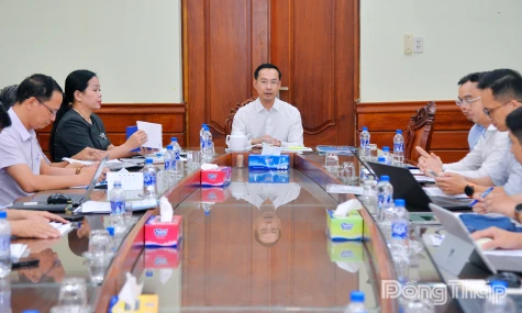 Đồng chí Nguyễn Thanh Nhàn: BIM cần đánh giá tính khả thi của các dự án năng lượng tái tạo tại Đồng Tháp theo đề xuất