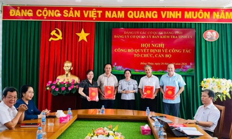 Đồng Tháp: Thành lập Đảng ủy Cơ quan Ủy ban Kiểm tra Tỉnh ủy