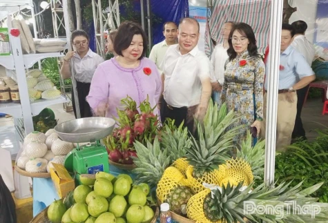 Đồng Tháp: Quảng bá sản phẩm tại Hội chợ xúc tiến thương mại cho các hợp tác xã khu vực miền Nam
