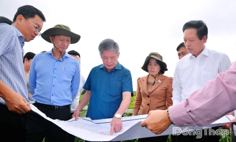 Bí thư Tỉnh ủy Ngô Chí Cường khảo sát các dự án giao thông kết nối vùng