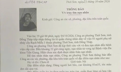 Tìm nhân thân người phụ nữ nhảy cầu Rạch Miễu