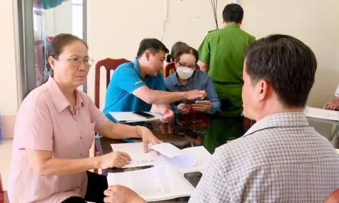 Phường Mỹ Trà: Tăng tốc tạo lập, cập nhật Sổ sức khỏe điện tử