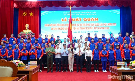 Đồng Tháp: Xuất quân tham dự Đại hội Thể thao toàn quốc lần thứ X năm 2026
